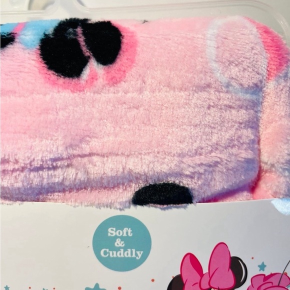 Disney Baby Soft & Cuddly Minnie Mouse Pink Baby Blanket - Picture 5 of 12